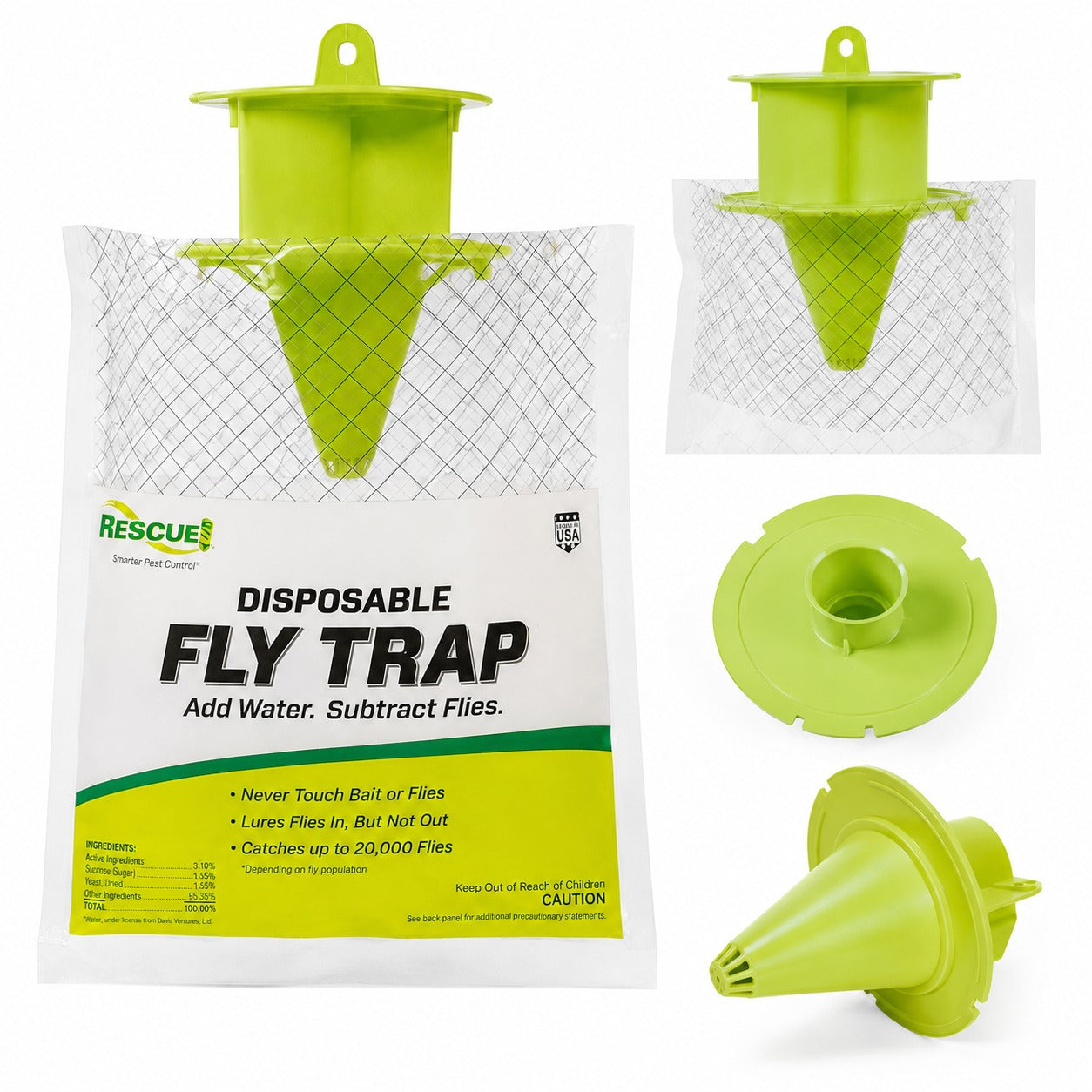 Piège anti-mouches écologique