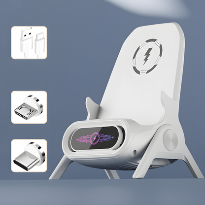 Support multifonctionnel sans fil avec chargeur rapide pour téléphone